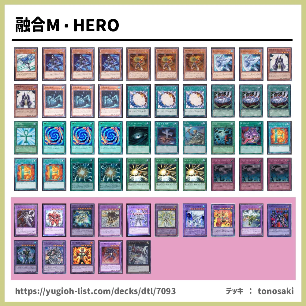 融合m Hero遊戯王デッキレシピe Hero ｴﾚﾒﾝﾀﾙﾋｰﾛｰ ビートダウン 遊戯王カードリスト 評価 オリカ