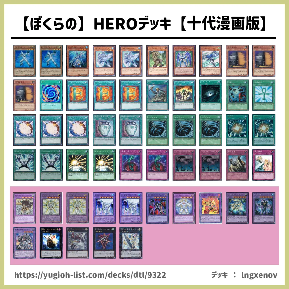 ぼくらの Heroデッキ 十代漫画版 遊戯王デッキレシピe Hero ｴﾚﾒﾝﾀﾙﾋｰﾛｰ ファン テーマ 遊戯王カードリスト 評価 オリカ