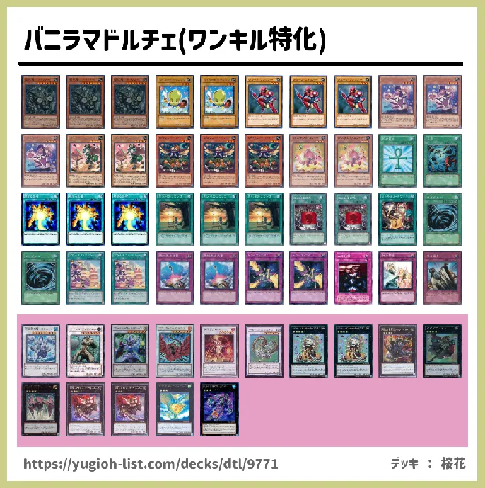 バニラマドルチェ ワンキル特化 遊戯王デッキレシピマドルチェ ビートダウン 遊戯王カードリスト 評価 オリカ