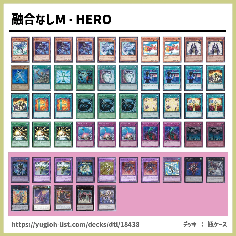 融合なしm Hero遊戯王デッキレシピe Hero ｴﾚﾒﾝﾀﾙﾋｰﾛｰ ビートダウン 遊戯王カードリスト 評価 オリカ