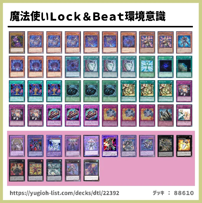 魔法使いｌｏｃｋ ｂｅａｔ環境意識遊戯王デッキレシピ魔法使い族 ファン テーマ 遊戯王カードリスト 評価 オリカ