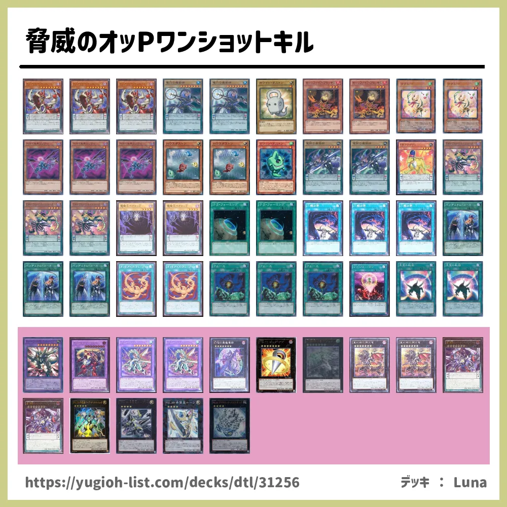 脅威のオッpワンショットキル遊戯王デッキレシピオッドアイズ ビートダウン 遊戯王カードリスト 評価 オリカ