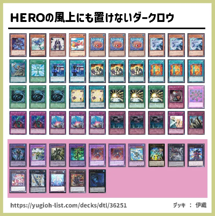 ｈｅｒｏの風上にも置けないダークロウ遊戯王デッキレシピhero ヒーロー ファン テーマ 遊戯王カードリスト 評価 オリカ