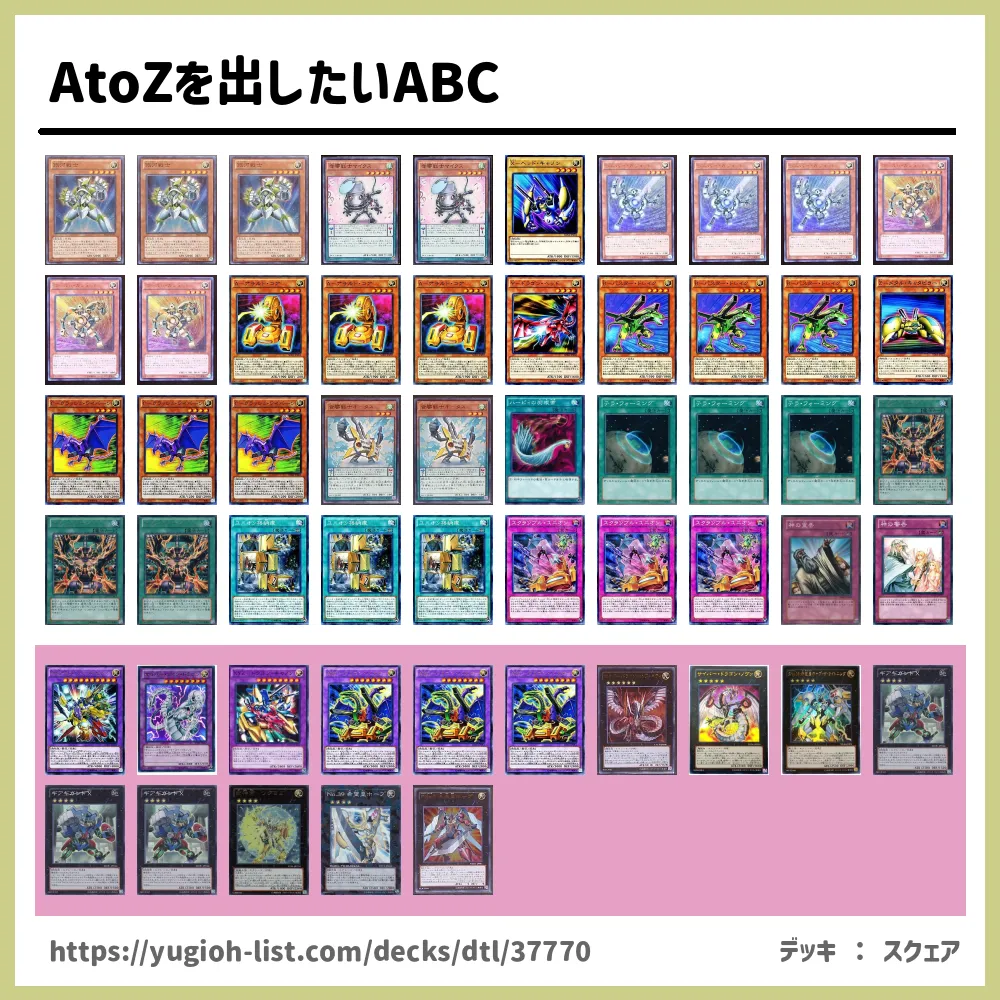 正規品! 遊戯王 セリオンズ abc デッキ レギュラス atoz 00618