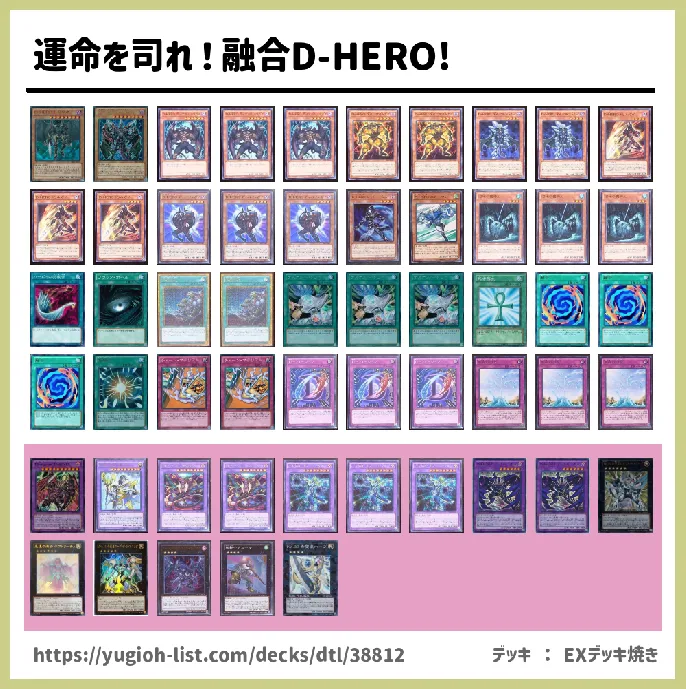 運命を司れ 融合d Hero 遊戯王デッキレシピd Hero ﾃﾞｨｰﾋｰﾛｰ ビートダウン 遊戯王カードリスト 評価 オリカ