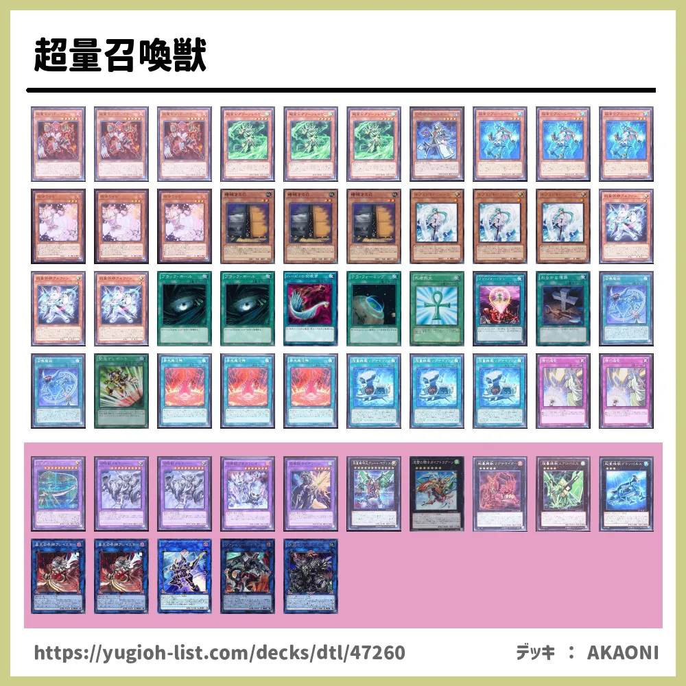 超量召喚獣遊戯王デッキレシピ召喚獣 しょうかんじゅう メタ コントロール 遊戯王カードリスト 評価 オリカ