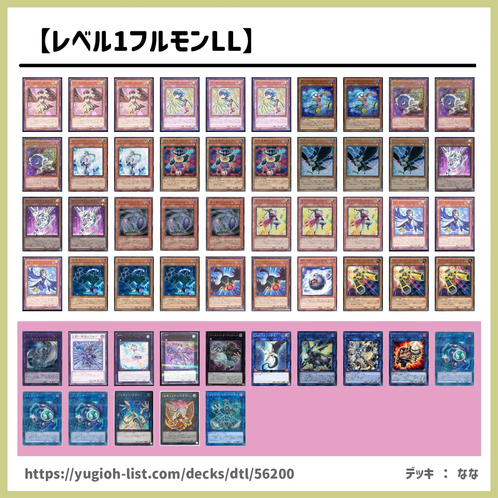 レベル1フルモンll 遊戯王デッキレシピ ビートダウン 遊戯王カードリスト 評価 オリカ