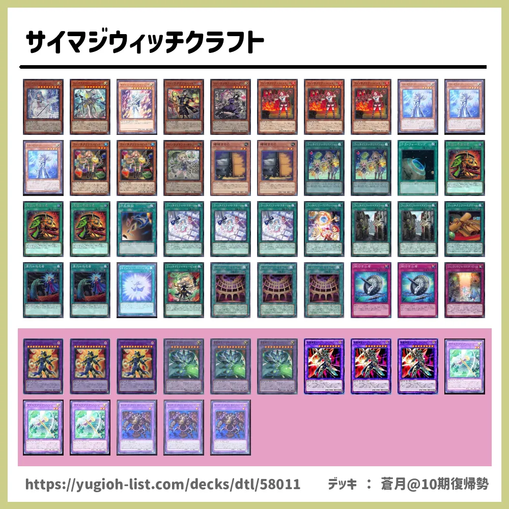 遊戯王 ウィッチクラフトデッキパーツ ポトリー クリエイション