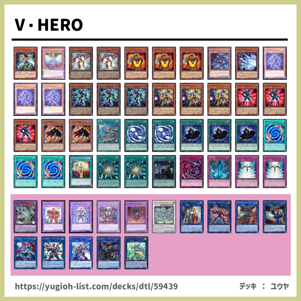 V Heroデッキレシピhero ヒーロー ファン テーマ 遊戯王カードリスト 評価 オリカ