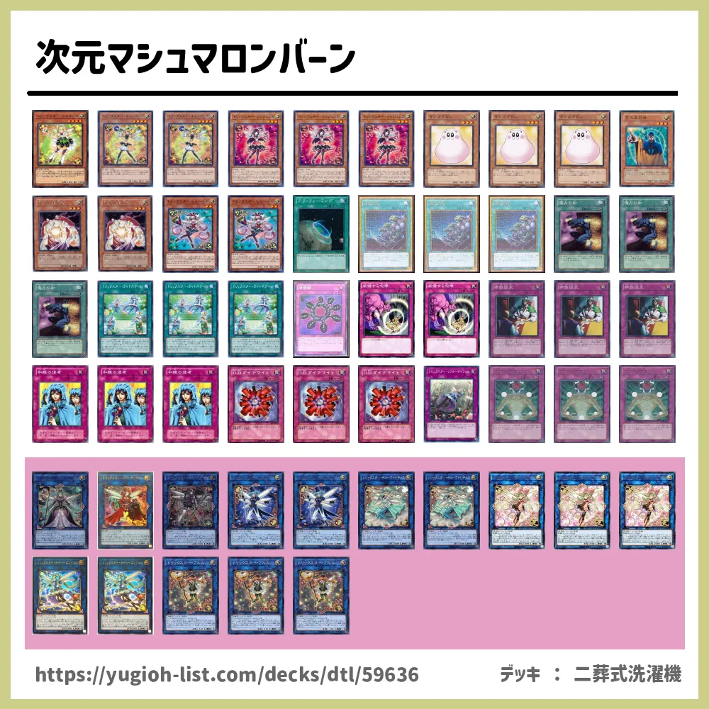 次元マシュマロンバーン遊戯王デッキレシピトリックスター ロック バーン 遊戯王カードリスト 評価 オリカ