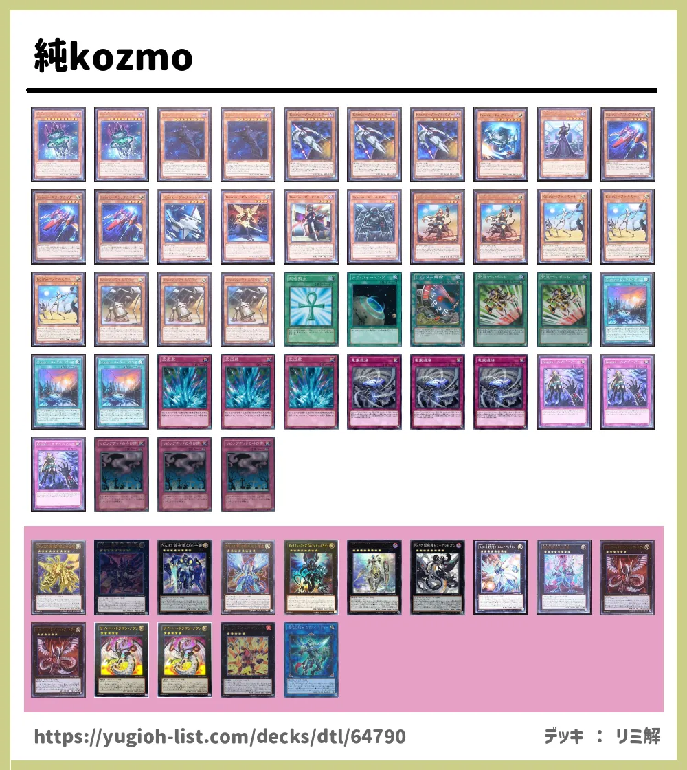 Updated 2019 Elite 12 0 Kozmo Deck Ygoprodeck