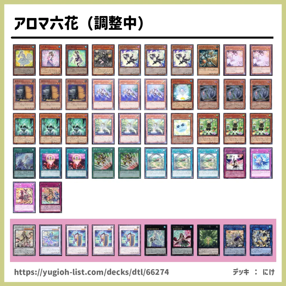 遊戯王 アロマ 六花 デッキ Rehda Com