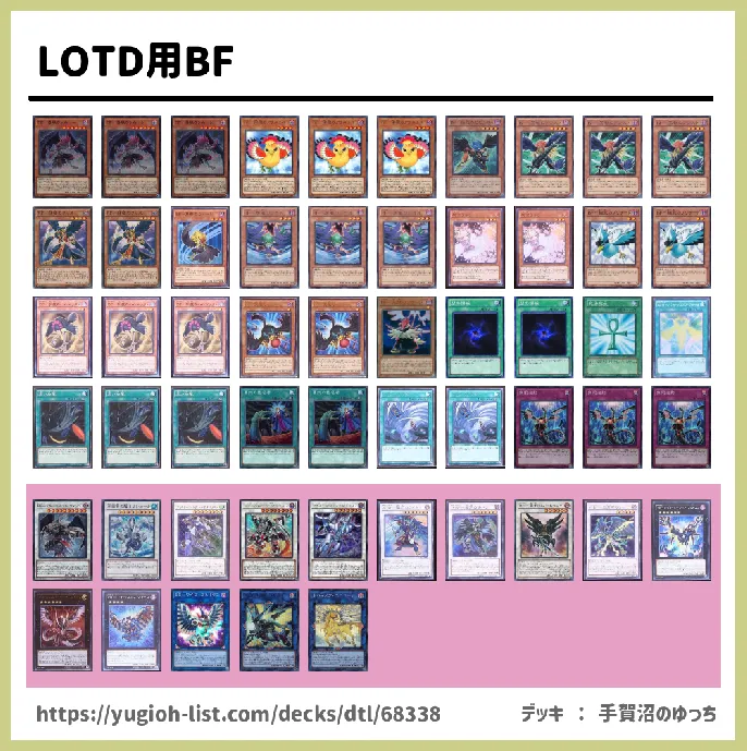 Lotd用bfデッキレシピ鳥獣族 ビートダウン 遊戯王カードリスト 評価 オリカ