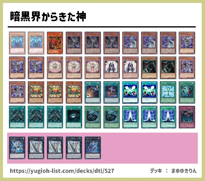 神【ビートダウン】デッキレシピ画像