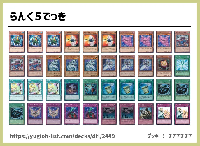 【ビートダウン】デッキレシピ画像