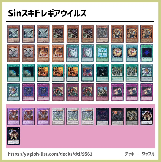 Ｓｉｎ（シン）【ビートダウン】デッキレシピ画像