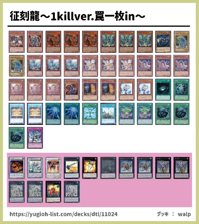 聖刻（セイコク）【ビートダウン】デッキレシピ画像