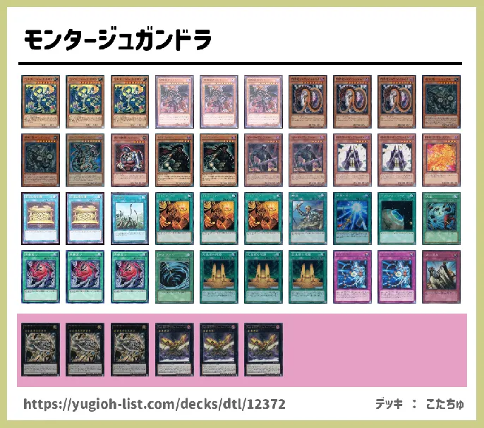 ドラゴン族【ファン・テーマ】デッキレシピ画像