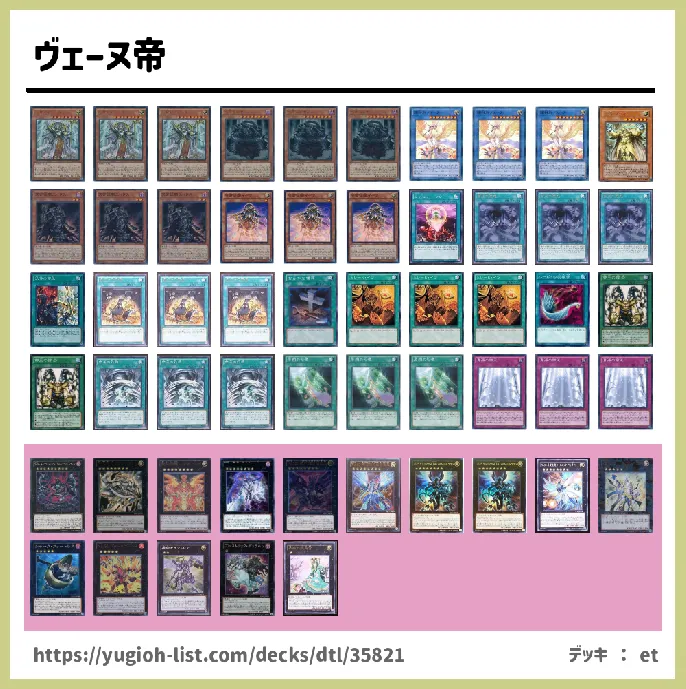 【ビートダウン】デッキレシピ画像