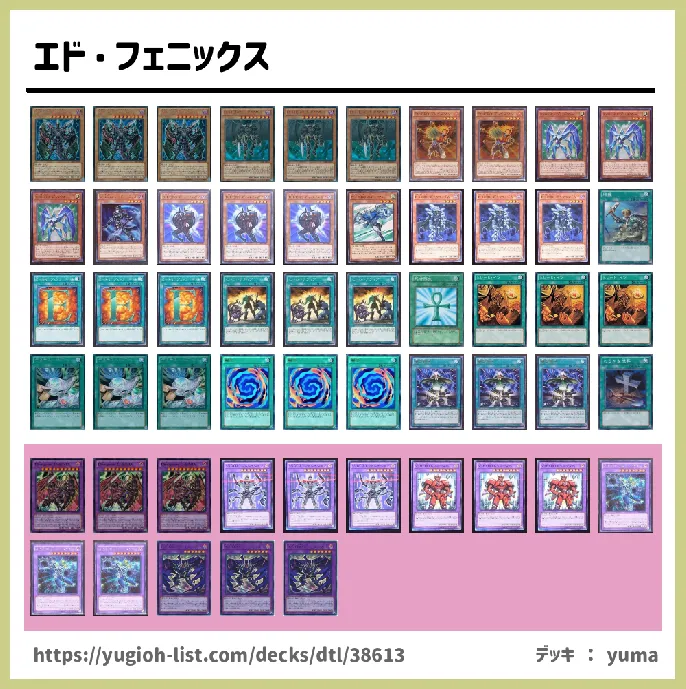 Ｄ－ＨＥＲＯ（デステニーヒーロー）【ビートダウン】デッキレシピ画像