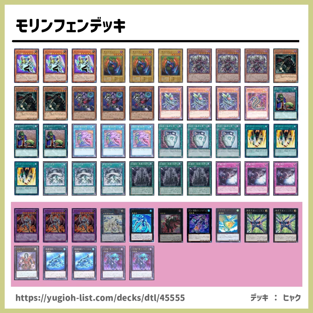 NO.1865 遊戯王構築済み モリンフェンデッキ！！ | www.bumblebeebight.ca