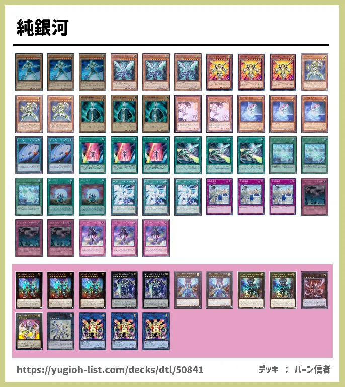 ギャラクシー・ギャラクシーアイズ【ビートダウン】デッキレシピ画像