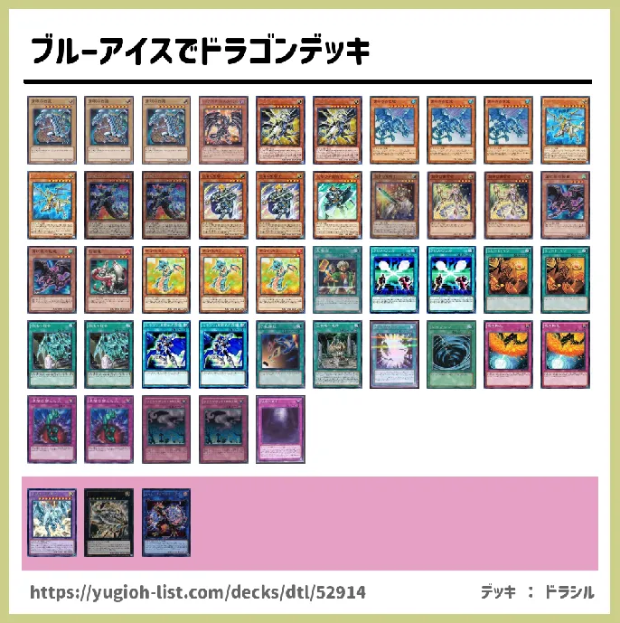 ドラゴン族【ビートダウン】デッキレシピ画像