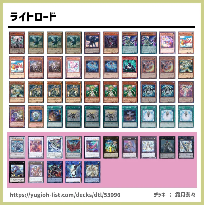 【ビートダウン】デッキレシピ画像