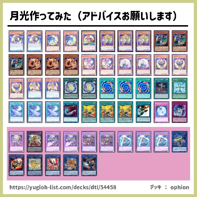 ムーンライト【ビートダウン】デッキレシピ画像