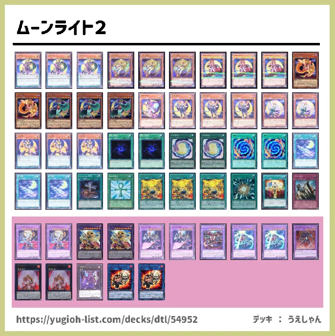 ムーンライト【ビートダウン】デッキレシピ画像