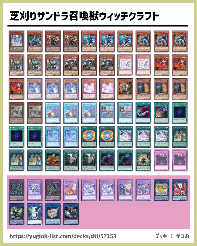 魔法使い族【ビートダウン】デッキレシピ画像