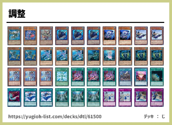 水【ファン・テーマ】デッキレシピ画像