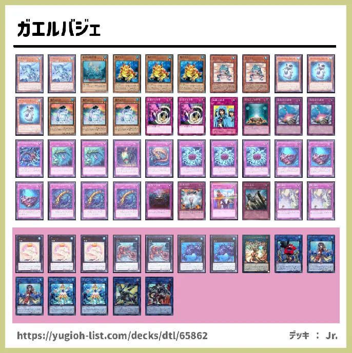 水【ビートダウン】デッキレシピ画像