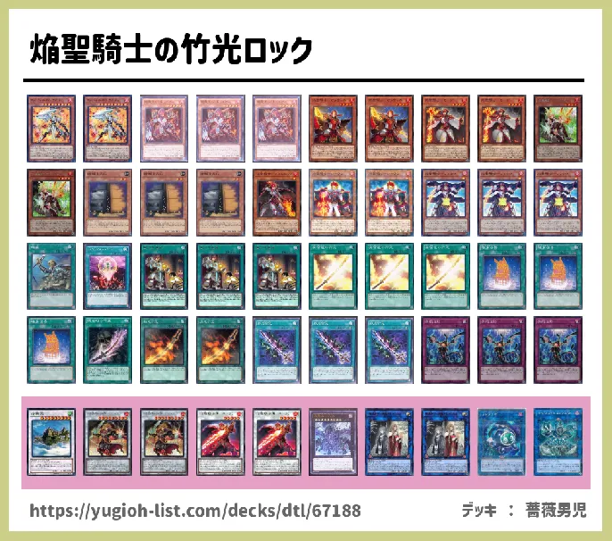 戦士族【ビートダウン】デッキレシピ画像