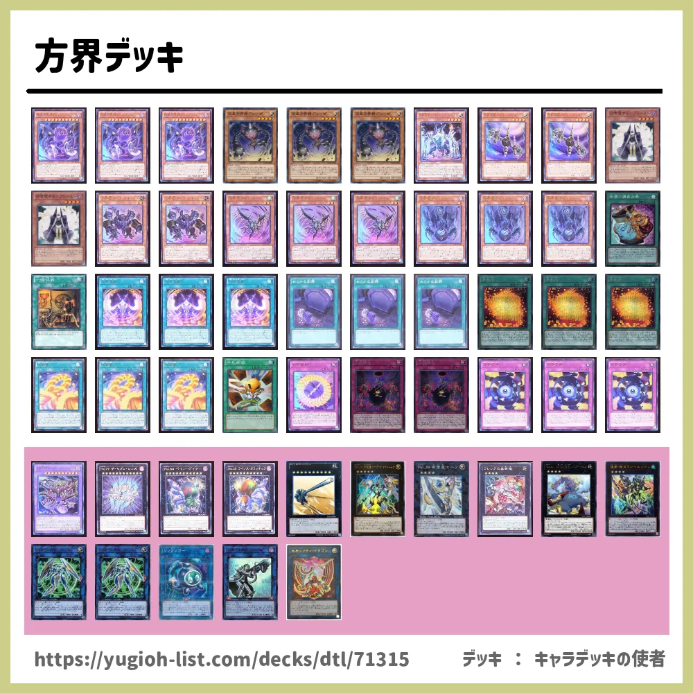 遊戯王 方界デッキ - 遊戯王