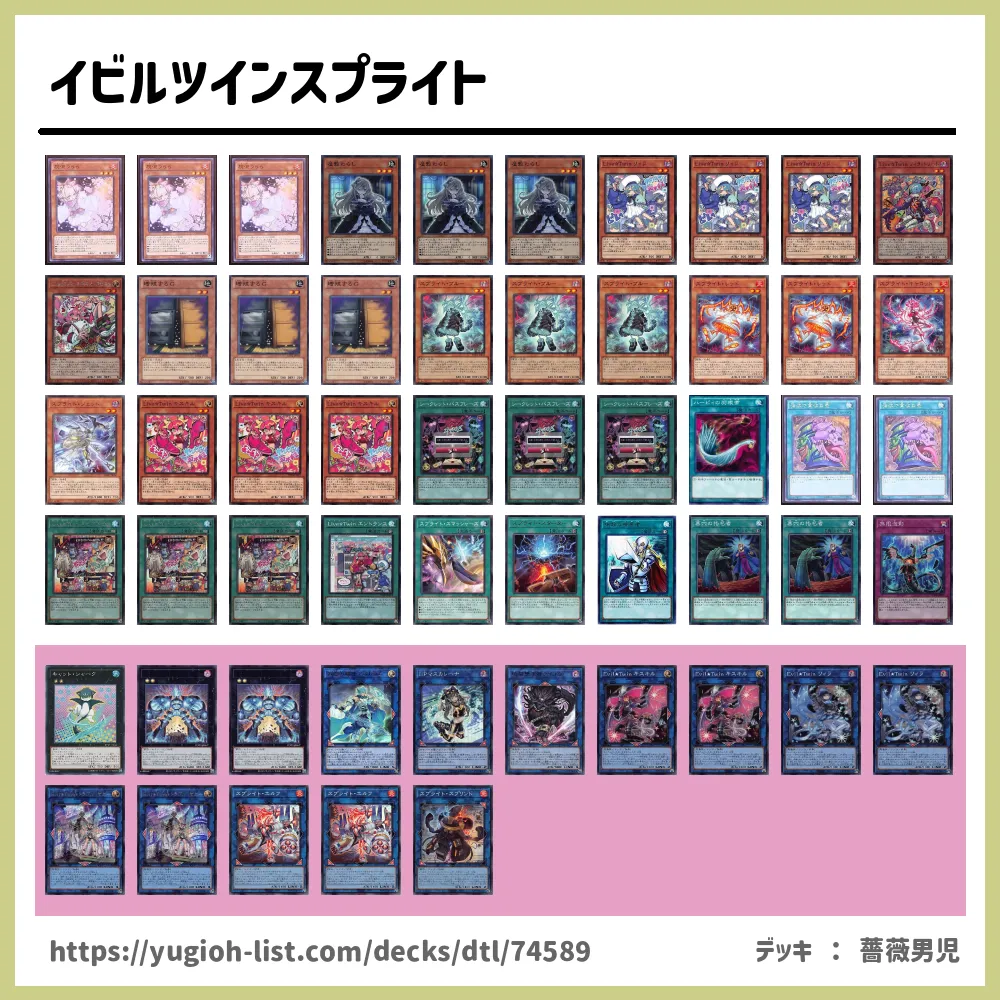 再入荷得価 遊戯王 イビルツインスプライト デッキ TzGNb-m44628920410