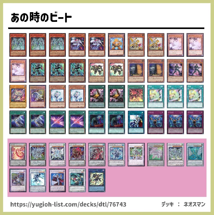 シンクロン【ビートダウン】デッキレシピ画像