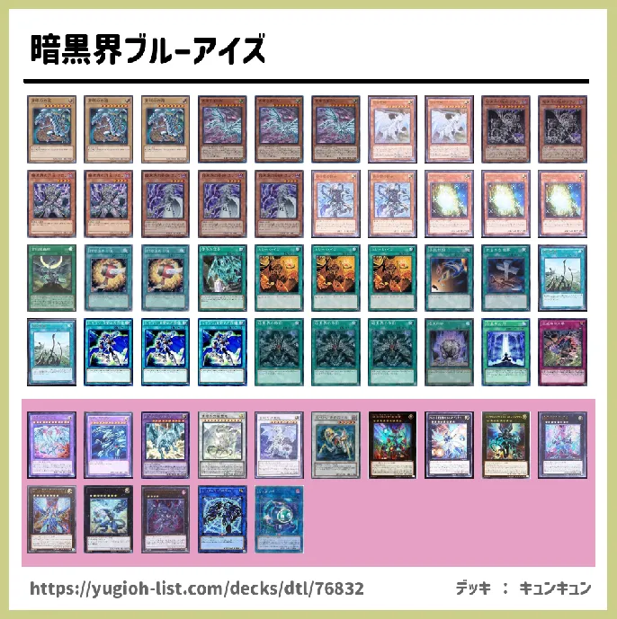 暗黒界(あんこくかい)【ファン・テーマ】デッキレシピ画像