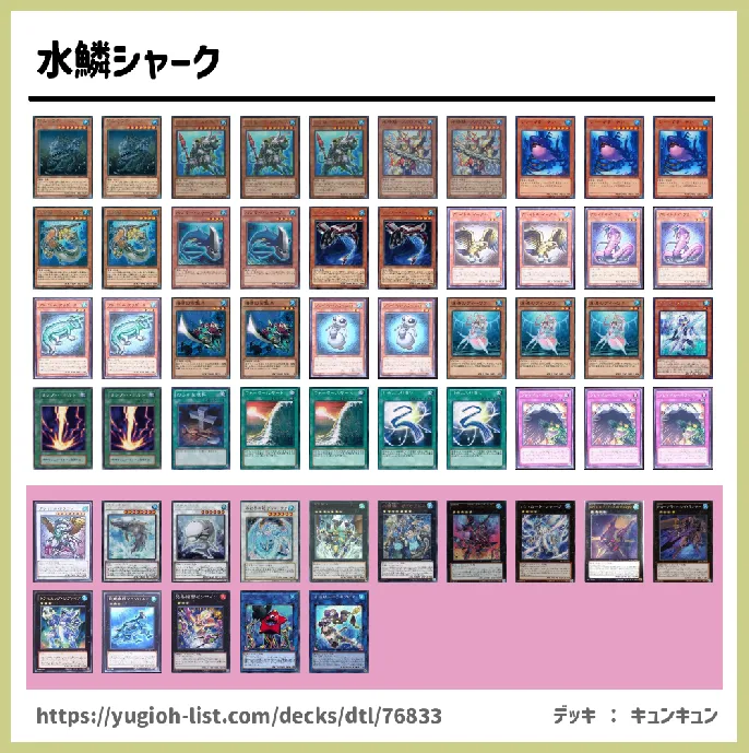 シャーク【ファン・テーマ】デッキレシピ画像