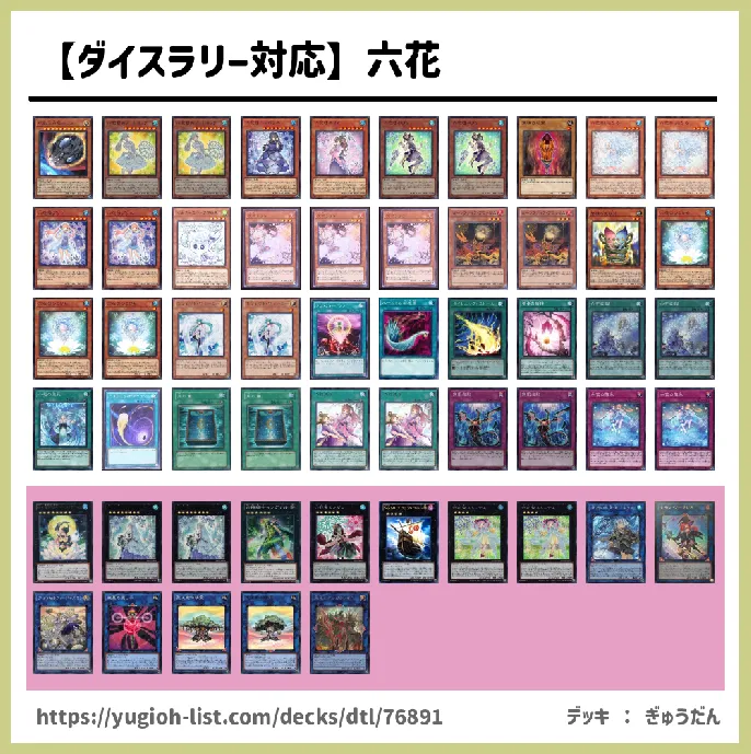 六花（リッカ）【ビートダウン】デッキレシピ画像