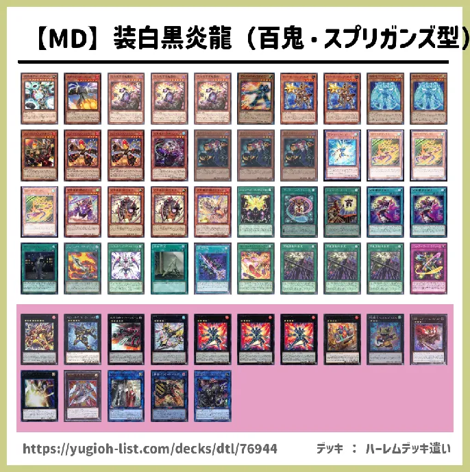 ★エクシーズモンスター★【ビートダウン】デッキレシピ画像