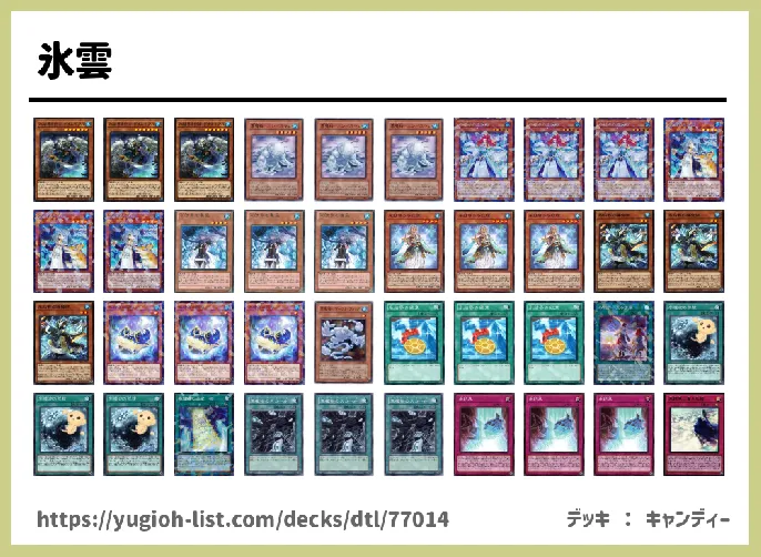 天使族【ロック・バーン】デッキレシピ画像