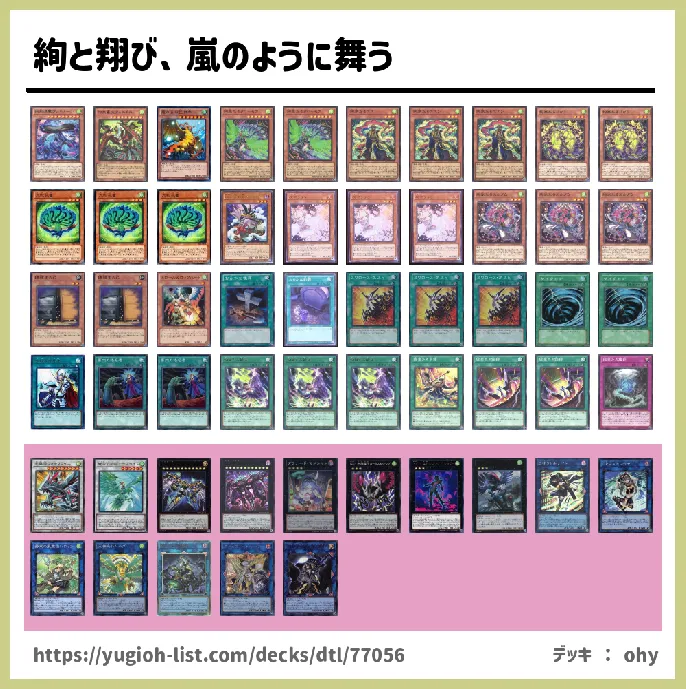 絢嵐(けんらん)【ファン・テーマ】デッキレシピ画像