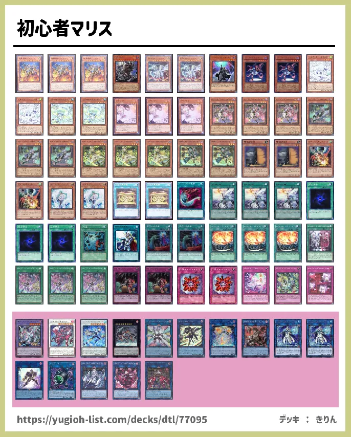 Ｍ∀ＬＩＣＥ（マリス）【ファン・テーマ】デッキレシピ画像