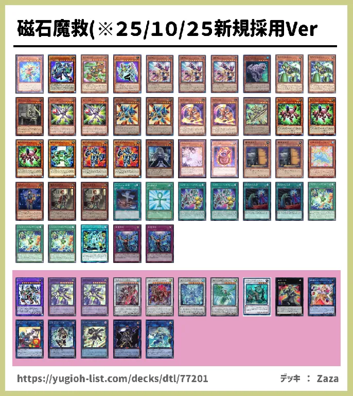 マグネット・磁石の戦士(マグネット・ウォリアー)【ファン・テーマ】デッキレシピ画像