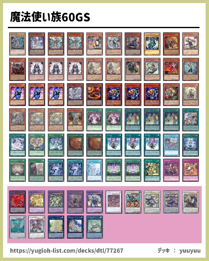 魔法使い族【メタ・コントロール】デッキレシピ画像