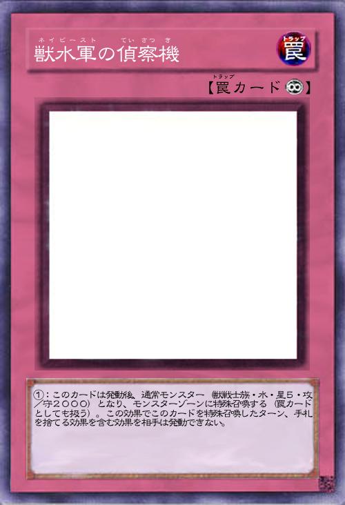 獣水軍の偵察機