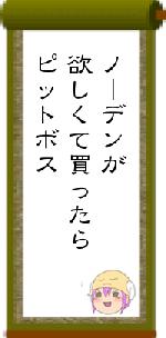 ノーデンが欲しくて買ったらピットボス