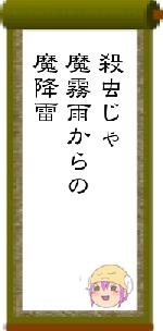 殺虫じゃ魔霧雨からの魔降雷