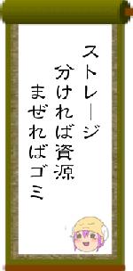 ストレージ 分ければ資源 まぜればゴミ
